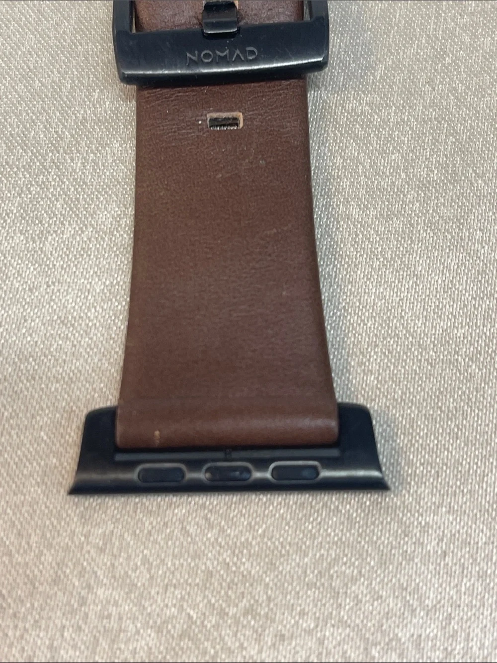 Nomad Brown Leather Watch Band with Navy Perforated Sport Strap set of 2